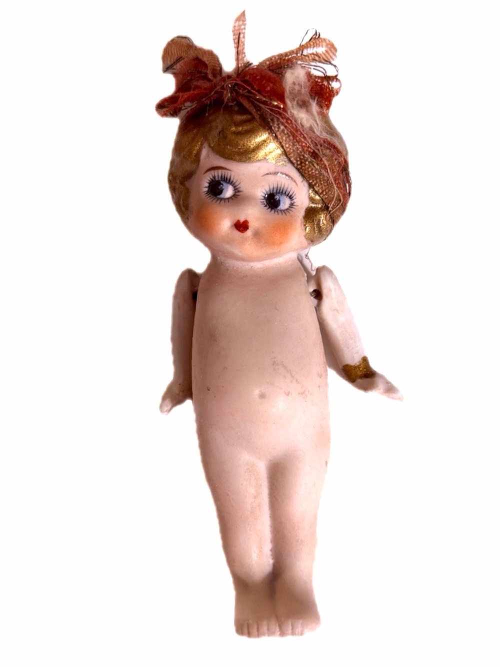Adorable Bisque Kewpie Doll approx 5” no chips etc - Picture 1 of 2